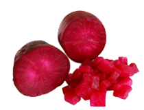 Red radish color